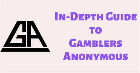 Gamblers Anonymous Guidance Code – TrusteeWebsite.com.